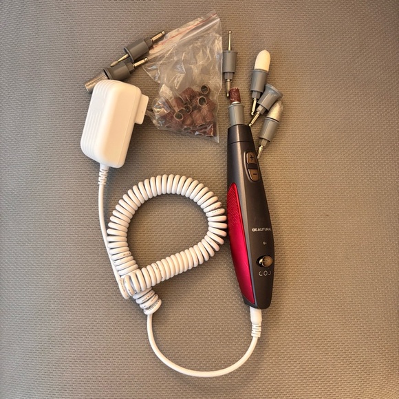 Electric Nail Drill Machine - Black and Red - Picture 1 of 3